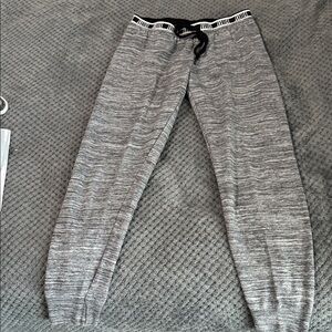 Justice Gray Sweatpants with Black Drawstring like new!